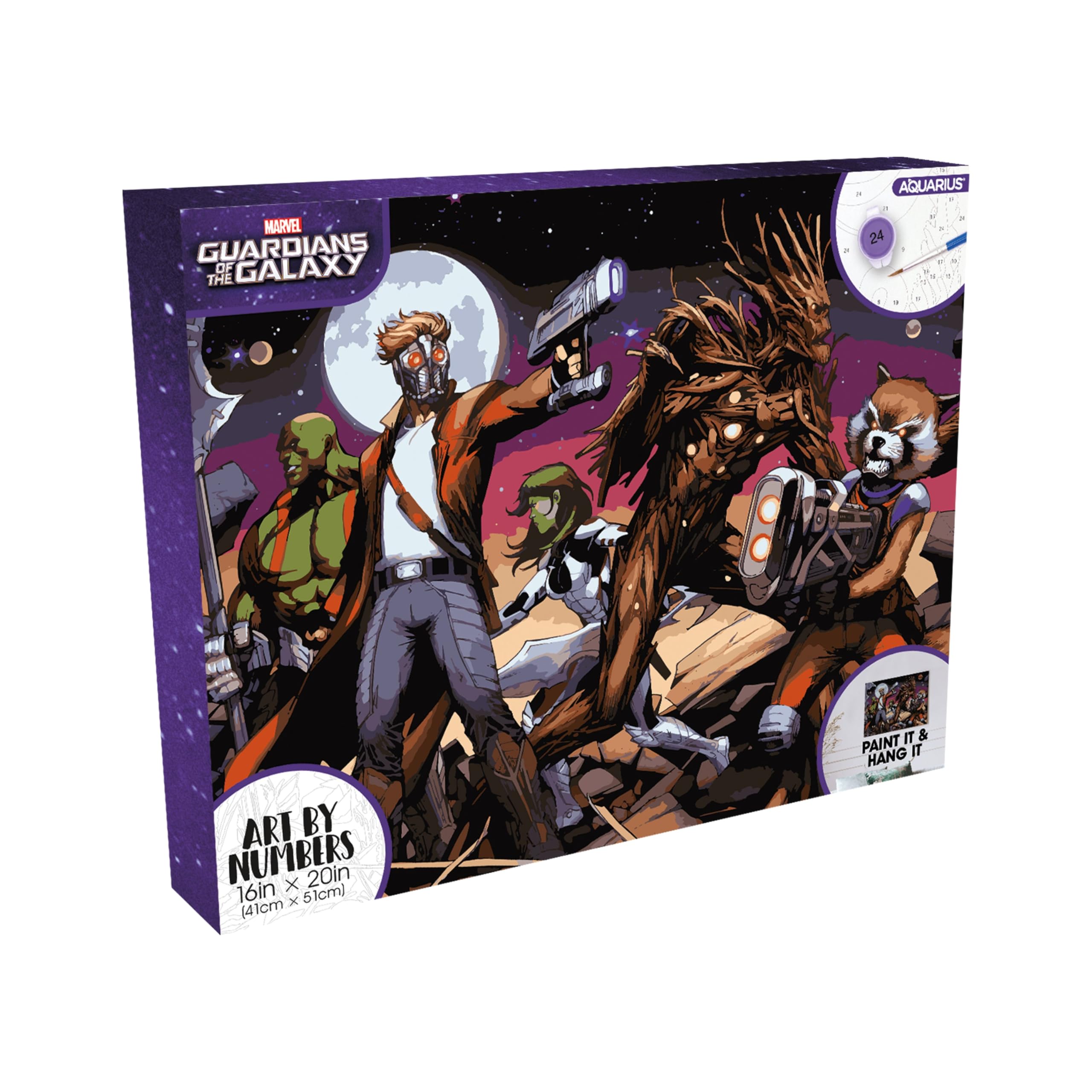 Amazon.com: AQUARIUS Guardians of The Galaxy Art by Numbers